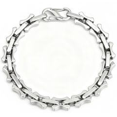 ***COI Titanium Bracelet With Steel Clasp(Length: 8.27 inches)-01595AA