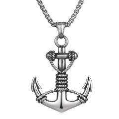 ***COI Titanium Anchor Pendant-01967AA