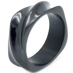 ****COI Titanium Black/Gold Tone/Silver Ring-02210AA