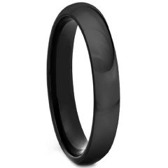 COI Black Titanium Dome Court Ring-3703