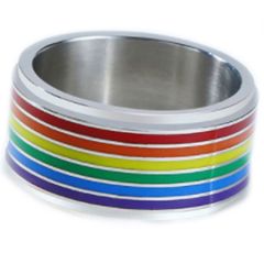 COI Titanium Rainbow Color Ring-5507