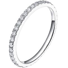 **COI Titanium Ring With Cubic Zirconia-7216BB