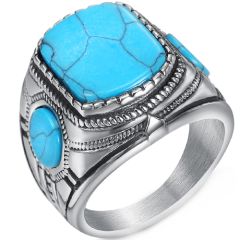 **COI Titanium Ring With Turquoise-8230