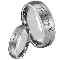 *COI Titanium Lord The Rings Ring Power Beveled Edges Ring-853