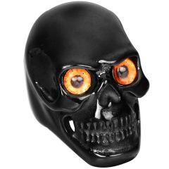 **COI Titanium Black/Gold Tone/Silver Skull Ring-9085AA