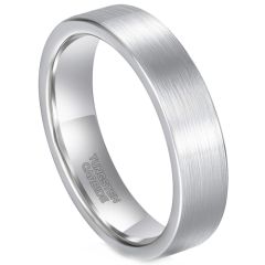 **COI Tungsten Carbide Pipe Cut Flat Ring-9325BB