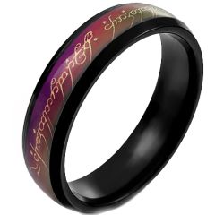 **COI Titanium Black Red Lord The Ring Ring Power-9481AA