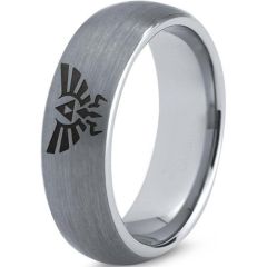 COI Titanium Legend Zelda Dome Court Ring-JT5062