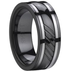 COI Tungsten Carbide Ring - TG2367(Size US12)