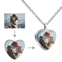 **COI Titanium Bottle Pendant With Custom Photo Engraving-8341