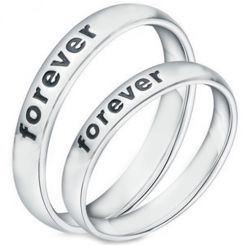 COI Tungsten Carbide Forever Dome Court Ring-TG5129