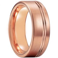 COI Rose Tungsten Carbide Offset Groove Pipe Cut Ring-TG5210
